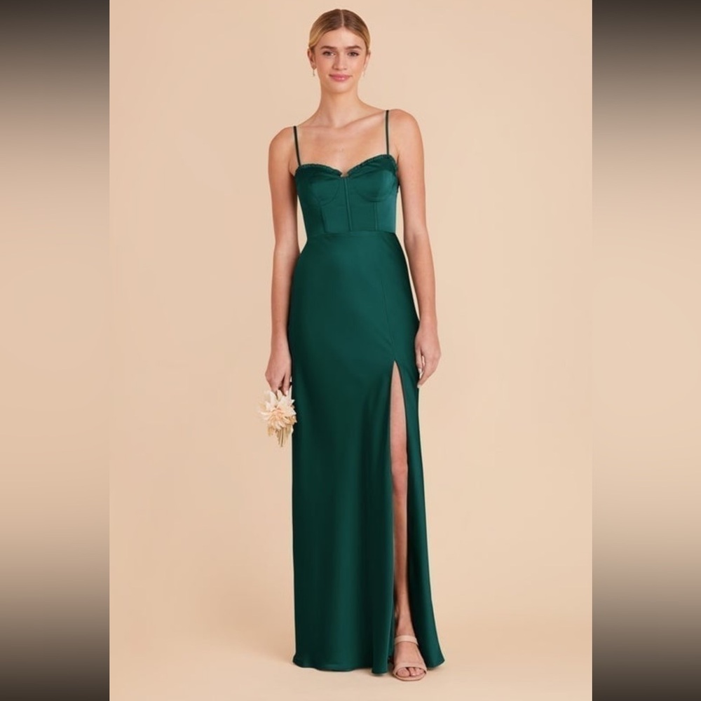 Birds Grey bridesmaid dress